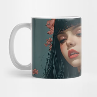 Geisha and skull 93009 Mug